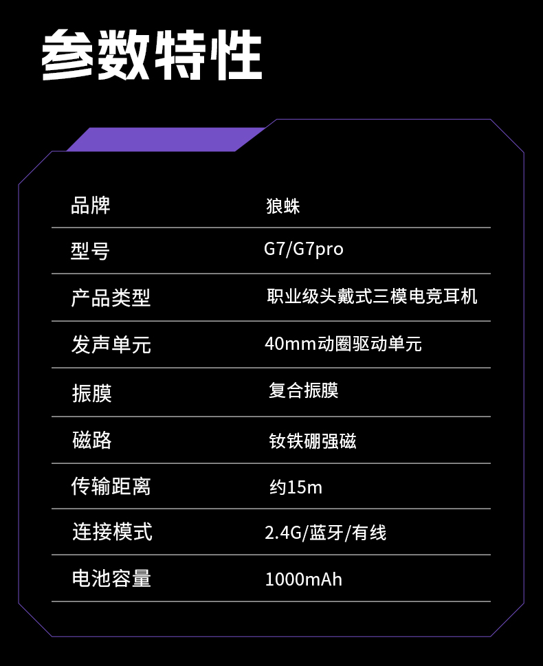 狼蛛G7